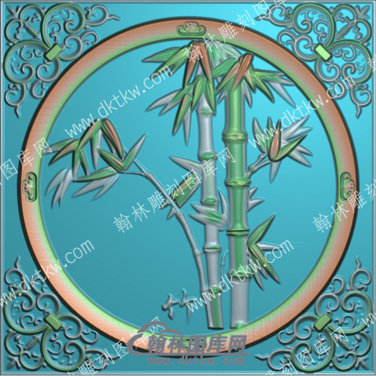 中式竹子精雕图（ZSZW-576）.jpg