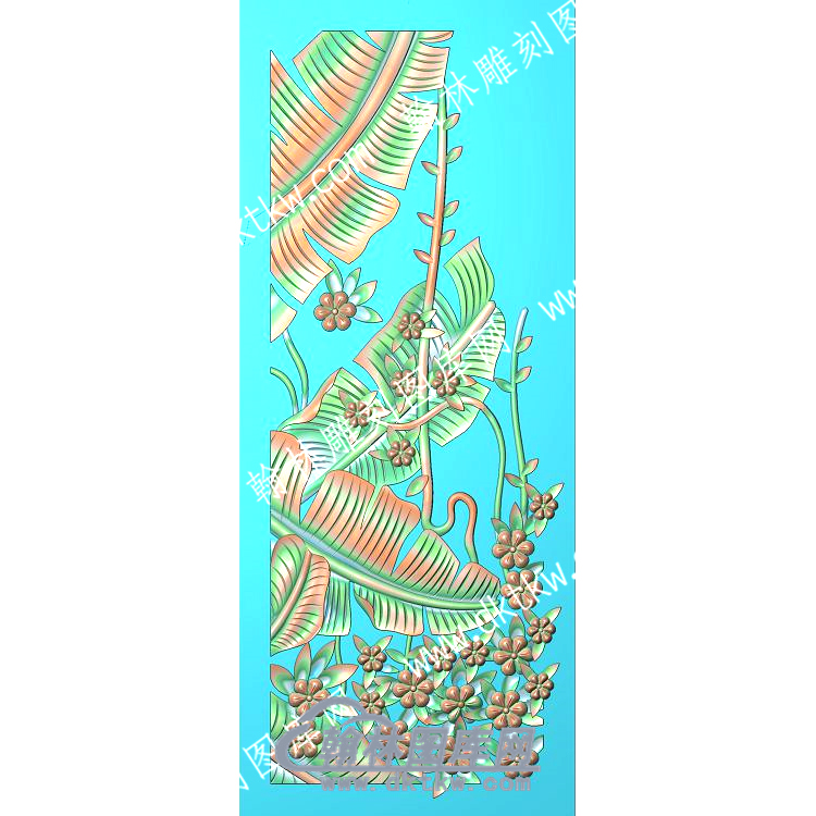 芭蕉精雕图（ZSZW-580）.jpg