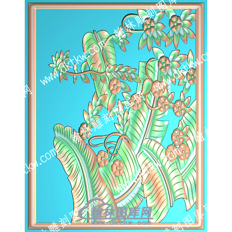 芭蕉精雕图（ZSZW-594）.jpg