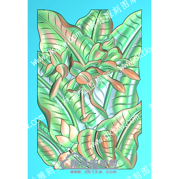 芭蕉精雕图（ZSZW-622）.jpg