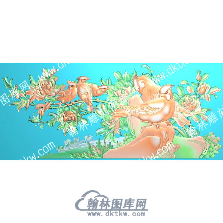 中式花鸟精雕图（ZSDW-546）.jpg