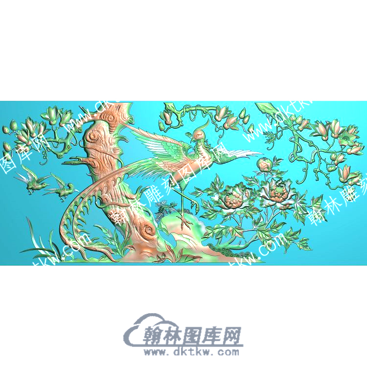 中式花鸟精雕图（ZSDW-562）.jpg