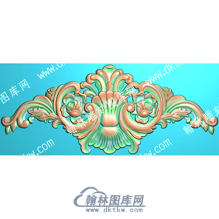 欧式帽顶洋花精雕图（OSYH-690）.jpg