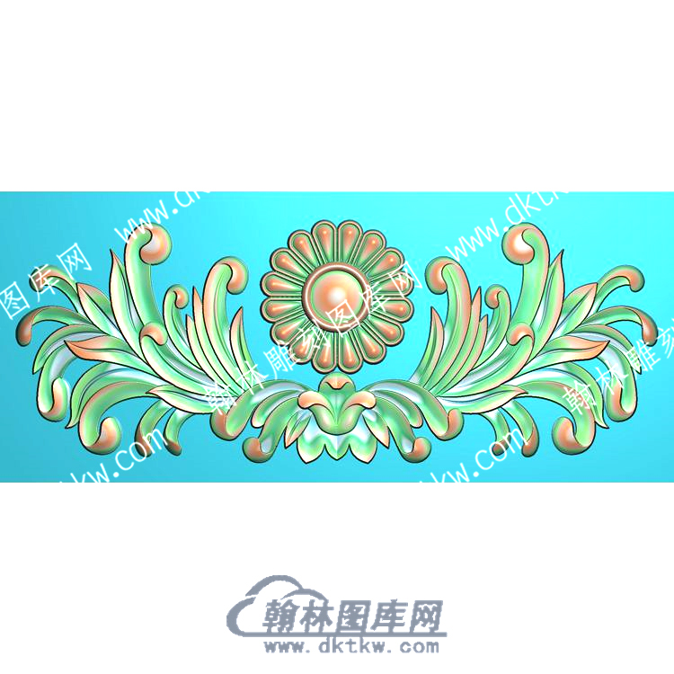 欧式帽顶洋花精雕图（OSYH-778）.jpg