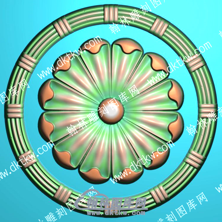 欧式圆形洋花精雕图（OSYH-835）.jpg