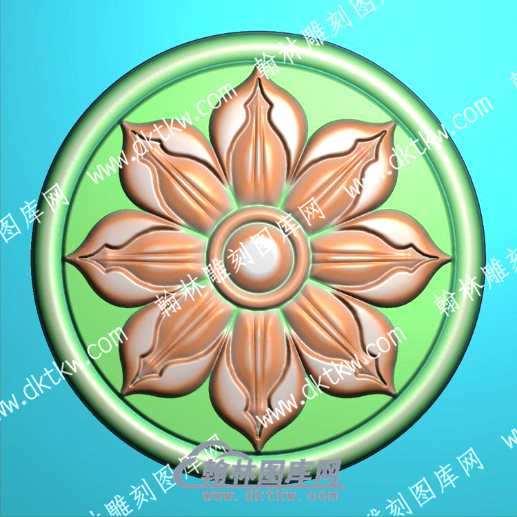 欧式圆形洋花精雕图（OSYH-847）.jpg