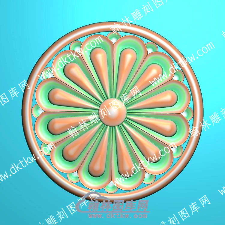 欧式圆形洋花精雕图（OSYH-870）.jpg