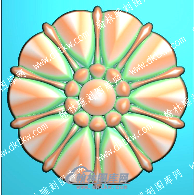 欧式圆形洋花精雕图（OSYH-891）.jpg