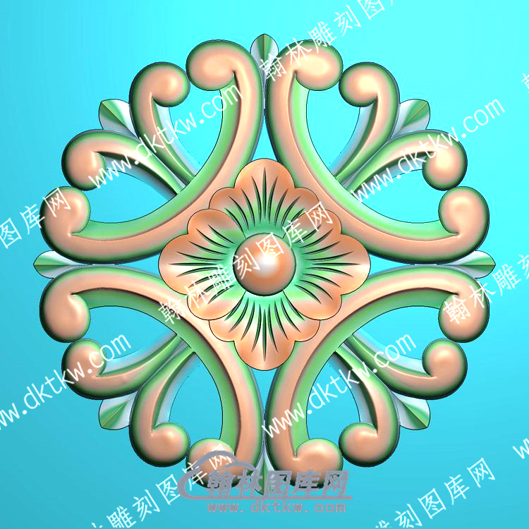 欧式圆形洋花精雕图（OSYH-900）.jpg