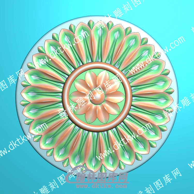 欧式圆形洋花精雕图（OSYH-908）.jpg