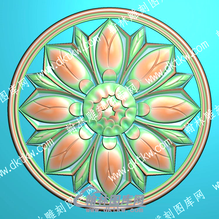 欧式圆形洋花精雕图（OSYH-926）.jpg
