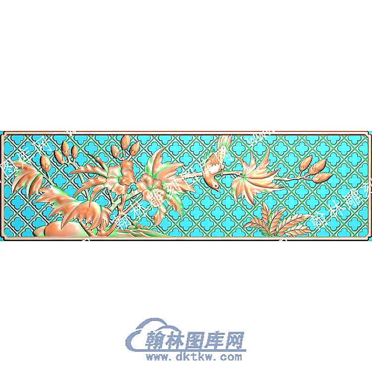 花鸟花型底纹精雕图（ZSZW-757）.jpg