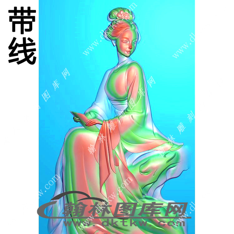 中式仕女精雕图（ZSRW-187）.jpg