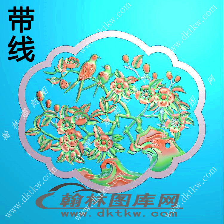 梅花鸟精雕图（ZSZW-788）.jpg