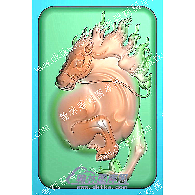 挂件马精雕图（GJDW-030）.jpg