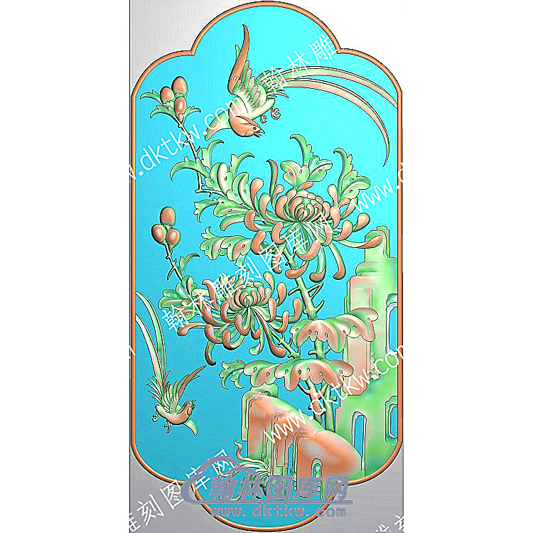 中式菊花精雕图（ZSZW-804）.jpg