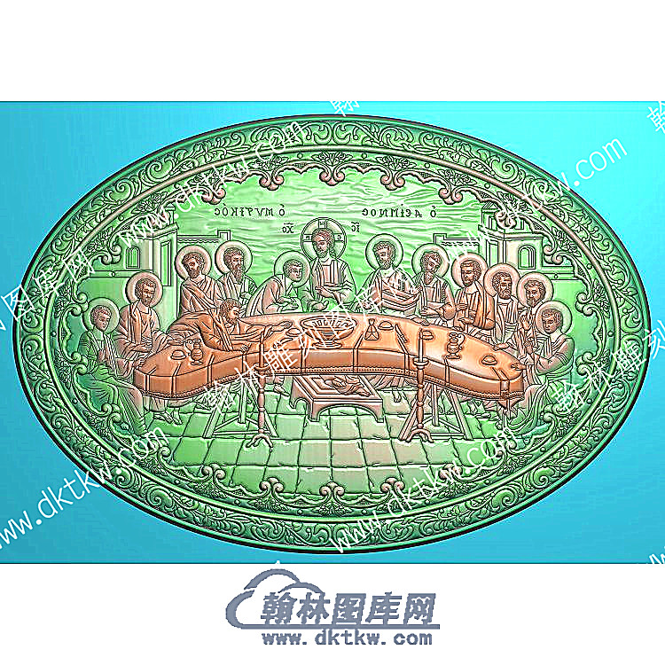 中式最后的晚餐精雕图（ZSRW-221）.jpg