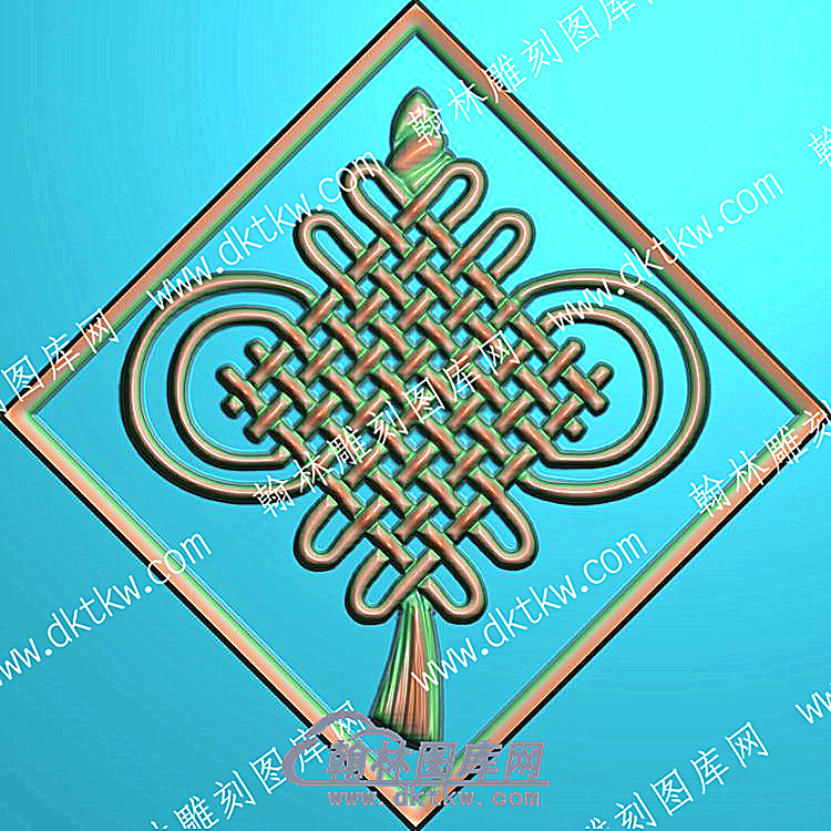 中式中国结方形精雕图（ZSQT-020）.jpg