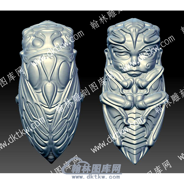 金蝉子立体圆雕图（YDDW-328）.jpg