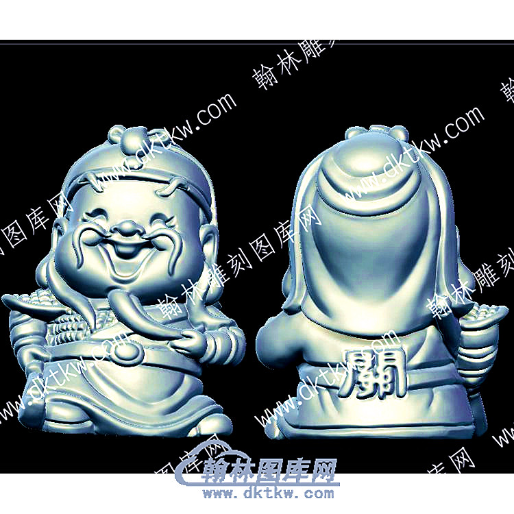 关云长卡通立体圆雕图（YDKT-159）.jpg