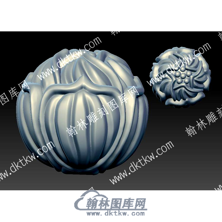 莲花综合立体圆雕图（YDZH-138）.jpg