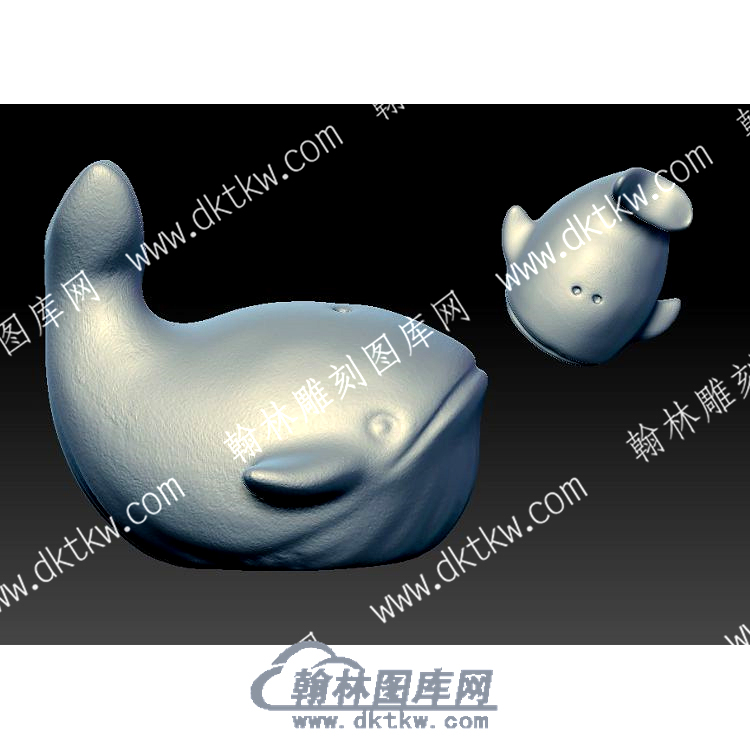 鲸鱼卡通立体圆雕图（YDKT-136）.jpg