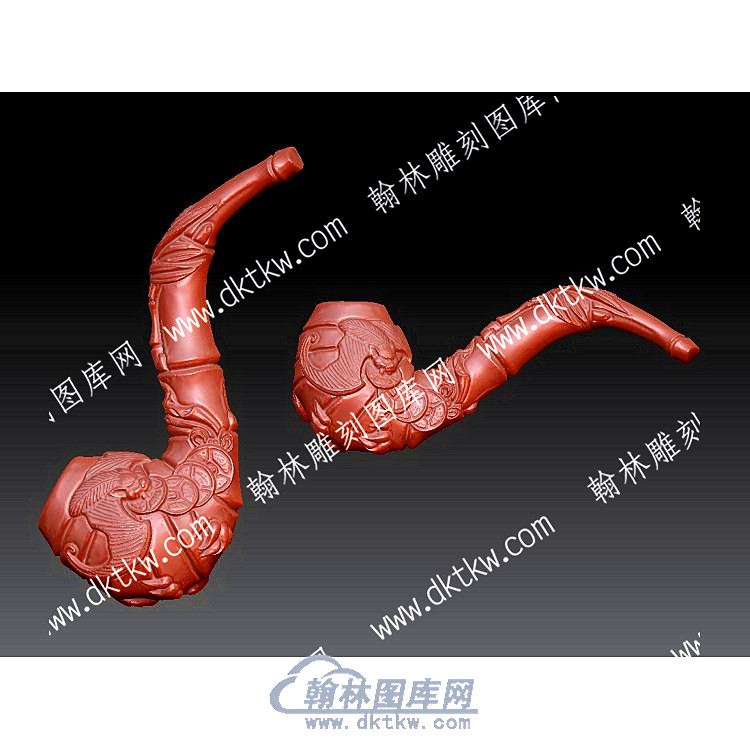 烟斗烟嘴立体圆雕图（YDYZ-042）.jpg