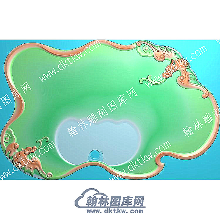 行业蝙蝠茶盘精雕图（HYCP-100）.jpg