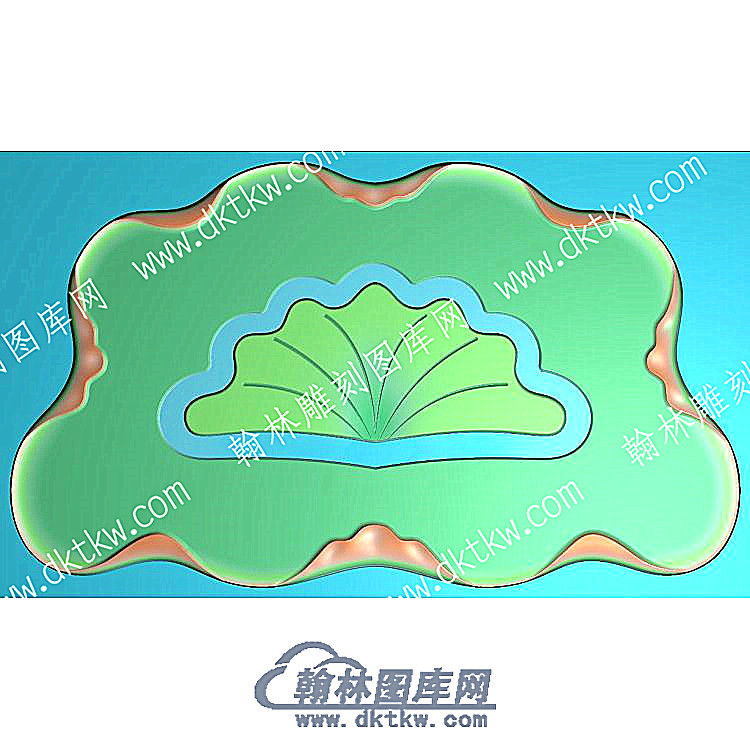 扇形行业茶盘精雕图（HYCP-129）.jpg