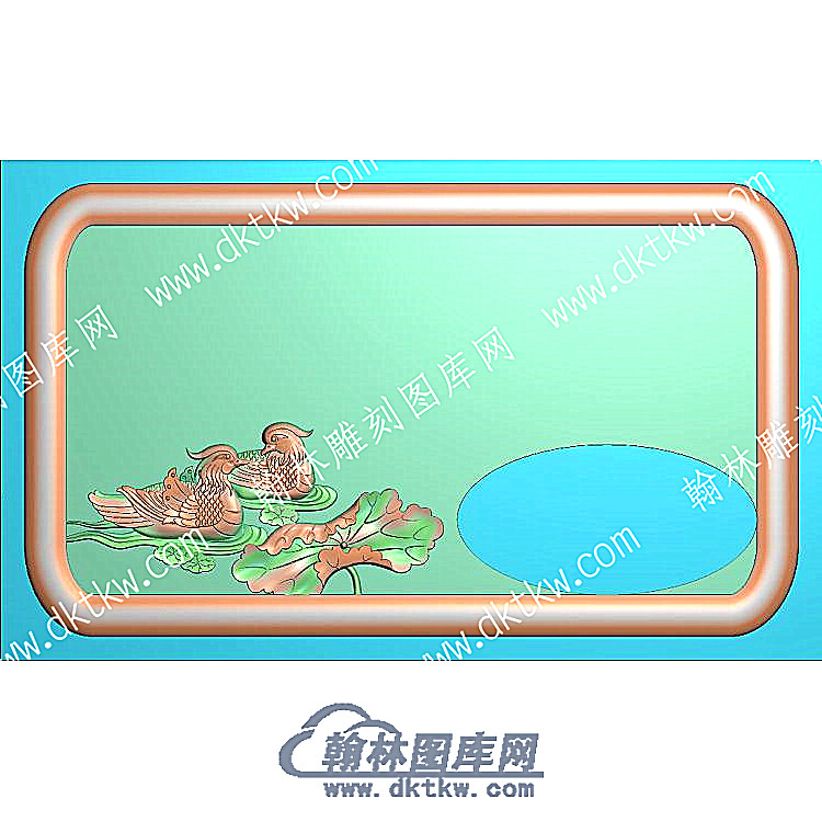 鸳鸯行业茶盘精雕图（HYCP-121）.jpg