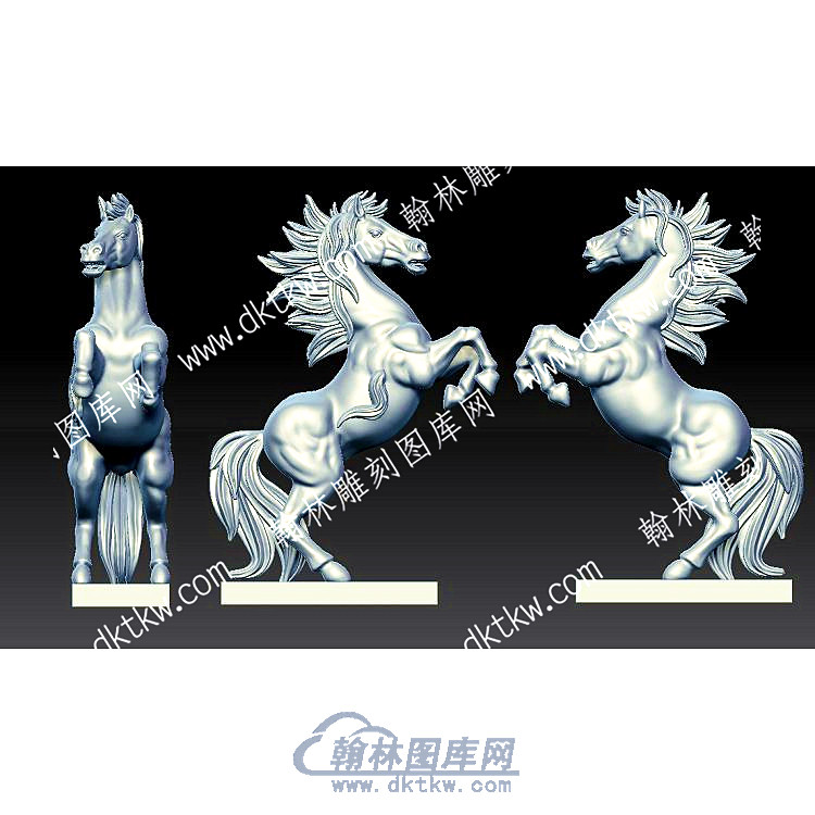 马立体圆雕图（YDDW-371）.jpg