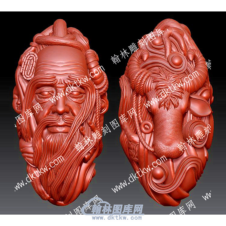 核雕老子出关立体圆雕图（HDRW-002）.jpg
