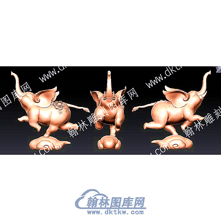 小飞象卡通动漫立体圆雕图（YDKT-085）.jpg