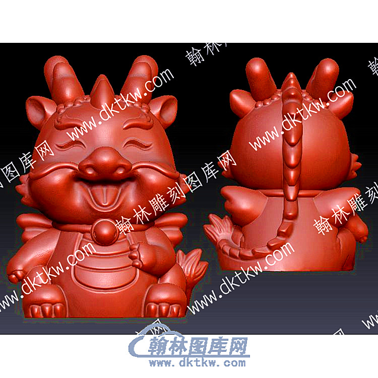 生肖龙卡通立体圆雕图（YDKT-179）.jpg