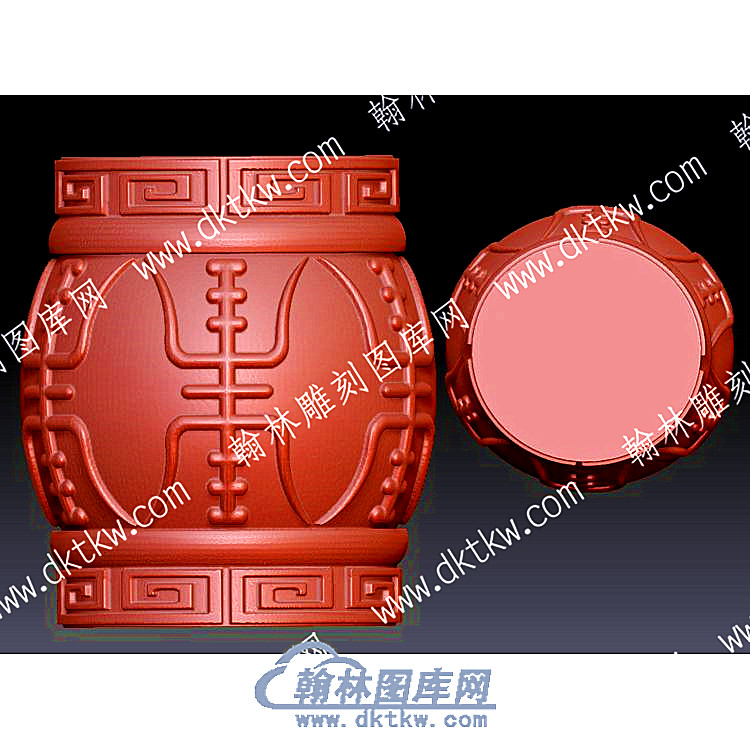 寿文鼓立体圆雕图（YDG-003）.jpg