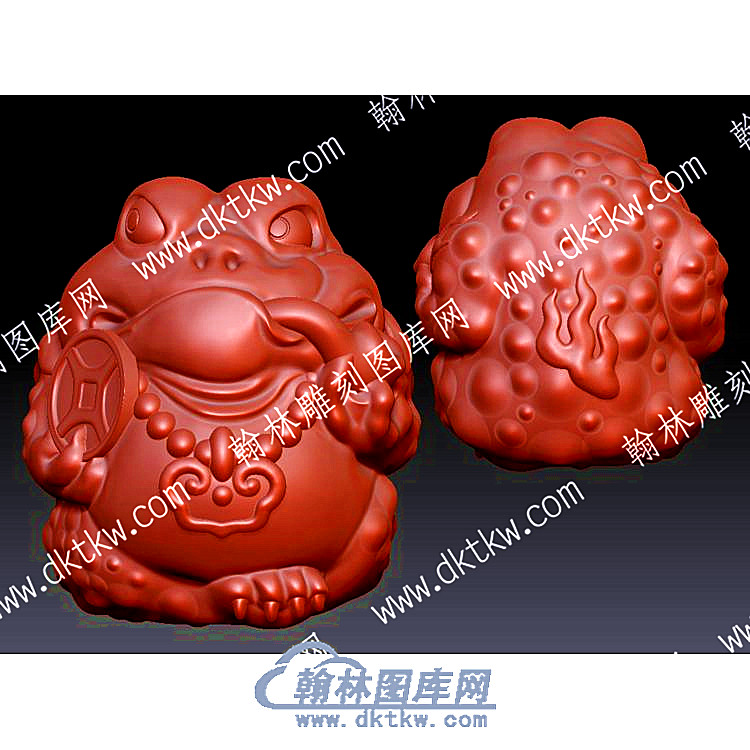 金蟾铜钱烟斗金蟾立体圆雕图（YDJC-002）.jpg