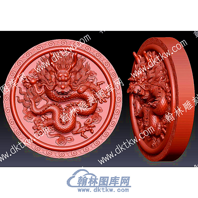 龙盘龙立体圆雕图（YDL-005）.jpg