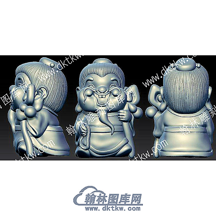 月老立体圆雕图（YDRW-173）.jpg
