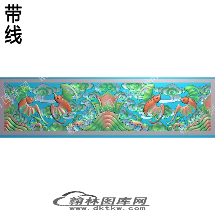 中式背板蝙蝠祥云精雕图（ZSDW-627）.jpg