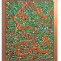 龙板柜子面板浮雕图（GZMB-302）