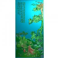 琴棋书画精雕加工图（QQSH-103）