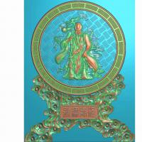 寿星摆件精雕图,寿星浮雕图,寿星雕刻图,寿星回纹精雕图（bj-886）