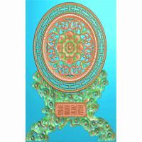 莲花摆件精雕图,莲花浮雕图,莲花雕刻图,莲花纹精雕图（bj-893）