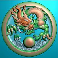 龙牌四六牌精雕图,四六牌浮雕图,四六牌雕刻图（SLP-0029）