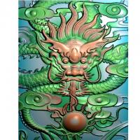 龙牌四六牌精雕图,四六牌浮雕图,四六牌雕刻图（SLP-0037）