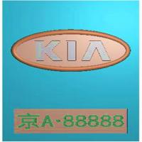 车标牌精雕图,车标牌浮雕图,车标牌雕刻图,工艺品雕刻,46牌,四六牌（CBP-044）
