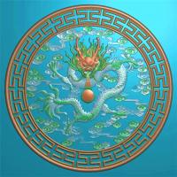 金龙挂件挂匾挂屏精雕图,挂件挂屏挂匾浮雕图,挂屏挂匾雕刻图,挂屏加工图（GJ-021）