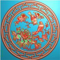花鸟挂件挂匾挂屏精雕图,挂件挂屏挂匾浮雕图,挂屏挂匾雕刻图,挂屏加工图（GJ-048）