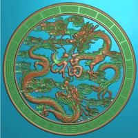 龙挂件挂匾挂屏精雕图,挂件挂屏挂匾浮雕图,挂屏挂匾雕刻图（GJ-153）