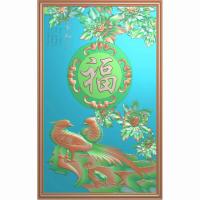 玄关背景墙精雕图,玄关背景墙浮雕图,玄关背景墙雕刻图（XG-8）